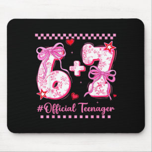 Lustige 13. Geburtstags-Teenagerin sechs sieben Ko Mousepad
