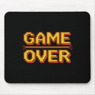 Lustige 1980er Nostalgie Arcade-Spieler Retro-Vide Mousepad
