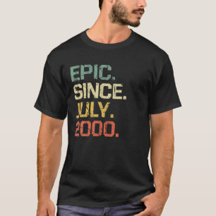 Lustige 21-jährige Männer Frauen Episch seit Juli T-Shirt