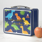 Lustige 2. Klasse Lunchbox mit Dinosauriern (Beispiel)