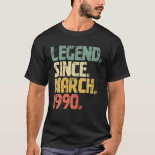 Lustige 32 Jahre alte Männer Frauen Legende seit 1 T-Shirt