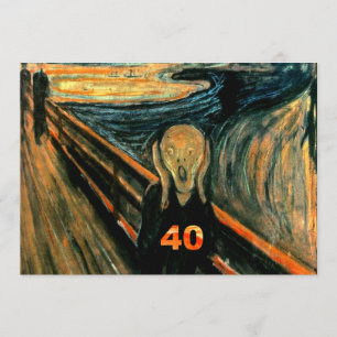 Lustige 40. Geburtstags-Einladungen Einladung