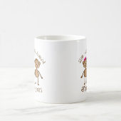 Lustige 44. Hochzeitstag-Geschenke Kaffeetasse (Mittel)