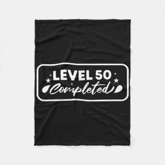 Lustige 50 Jahre alte Joke Gag Idee Shirt 50. Gebu Fleecedecke