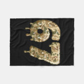 Lustige 67 Camo Drip Meme Six Seven Alpha Slang  Fleecedecke (Vorderseite (Horizontal))