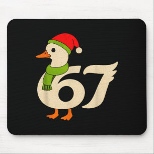 Lustige 67 Gans Weihnachten 6 7 Meme Ente Santa Hu Mousepad