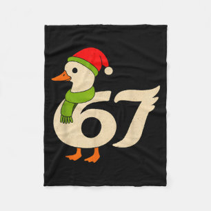 Lustige 67 Gans Weihnachten 6 7 Meme Ente Weihnach Fleecedecke