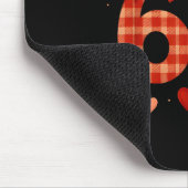 Lustige 67 karierte Valentinstag Six Seven Männer Mousepad (Ecke)