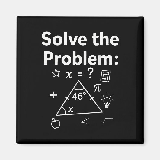 Lustige 67 Mathe-Meme-Lösung Für Das Problem Lehre Magnet (Vorne)