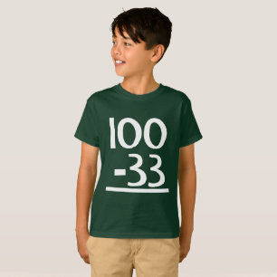 Lustige 67 Mathe T-Shirt