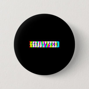 Lustige 67 Meme 6oa7ed Glitch Art Retro Slang Goat Button