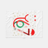 Lustige 67 Meme Krankenschwester Six Seven Nursing Fleecedecke (Vorderseite (Horizontal))