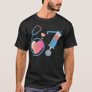Lustige 67 Meme Krankenschwester Six Seven Pflege  T-Shirt