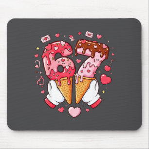 Lustige 67 Meme Sechs Sieben Eis Matching Paare Mousepad