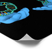 Lustige 67-Nummer-Meme-DNA-Replikation Molekulare Poster (Ecke)