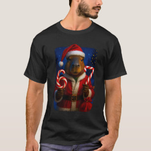 Lustige 67 Santa Capyra Six Seven Ironische Weihna T-Shirt