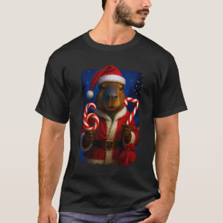 Lustige 67 Santa Capyra Six Seven Ironische Weihna T-Shirt