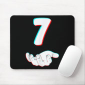 Lustige 67 Sechs Sieben Meme-Paar passende Hallowe Mousepad (Mit Mouse)