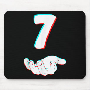 Lustige 67 Sechs Sieben Meme-Paar passende Hallowe Mousepad