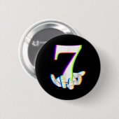 Lustige 67 Six Seven Meme Paar passende Halloween Button (Vorne & Hinten)