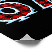 Lustige 67 Six Seven Meme Weihnachts-Pyjamas Poster (Ecke)