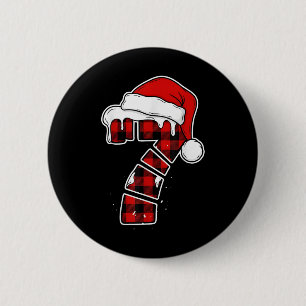 Lustige 67 Weihnachts-Pyjama-Shirts Six Seven Meme Button