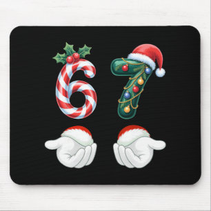 Lustige 67 Weihnachts-Pyjamas Sechs Sieben Meme 6 Mousepad