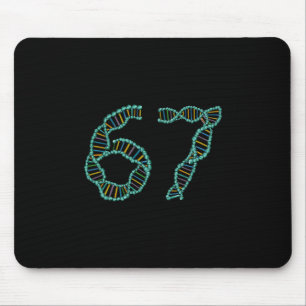 Lustige 67 Zahl Meme DNA-Replikation Molekulare Wi Mousepad