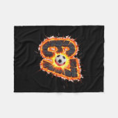 Lustige 6 7 Sechs Sieben 67 Fußball Meme Fleecedecke (Vorderseite (Horizontal))