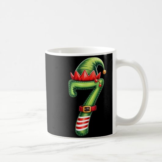 Lustige 6 7 Sechs Sieben Meme Paar passende Weihna Kaffeetasse (Rechts)