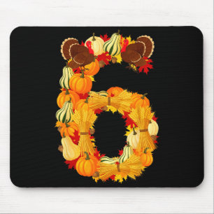 Lustige 6 7 Sechs Sieben Meme Paar Thanksgiving Tr Mousepad