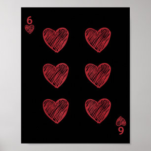 Lustige 6 7 Valentinstag Liebesherz Spielkarte Paa Poster