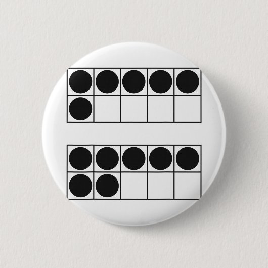 Lustige 6 7 Zahl Lehrer Schüler Sechs Sieben Meme  Button (Vorderseite)