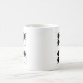 Lustige 6 7 Zahl Lehrer Schüler Sechs Sieben Meme Kaffeetasse (Mittel)