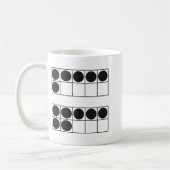 Lustige 6 7 Zahl Lehrer Schüler Sechs Sieben Meme Kaffeetasse (Links)