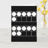 Lustige 6 7 Zahl Lehrer Schüler Sechs Sieben Meme Karte (Gelbe Blume)