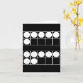 Lustige 6 7 Zahl Lehrer Schüler Sechs Sieben Meme Karte (Gelbe Blume)