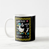 Lustige 6 hat Angst vor 7 alberner Gans Sechs Sieb Kaffeetasse (Links)