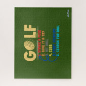 lustige 6 Stufen Golfplatz Puzzle (Vertikal)