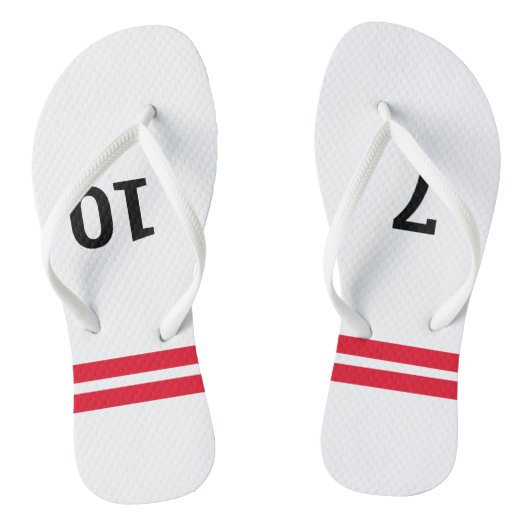 Lustige 7-10 Split Bowling Pins | Bowling Schuhe Badesandalen (Fußbett)