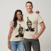 Lustige Abraham-Lincoln-Party-Feier T-Shirt (Unisex)