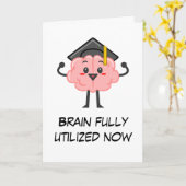 lustige Abschluss-Karten Karte (Gelbe Blume)