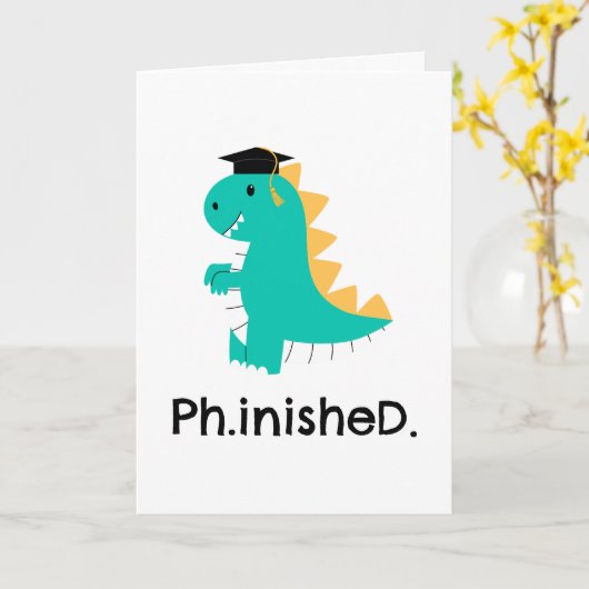 lustige Abschluss-Karten Karte (Gelbe Blume)