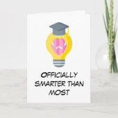 lustige Abschluss-Karten Karte (Vorderseite)