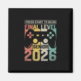 Lustige Abschlussklasse von 2026 Gamer Senior 2026 Magnet