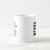 Lustige ADHD-Eichhörnchen Zitate mit kurzer Aufmer Kaffeetasse (Mittel)