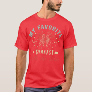 lustige Aerobic Meine Lieblingsturnerin nennt mich T-Shirt