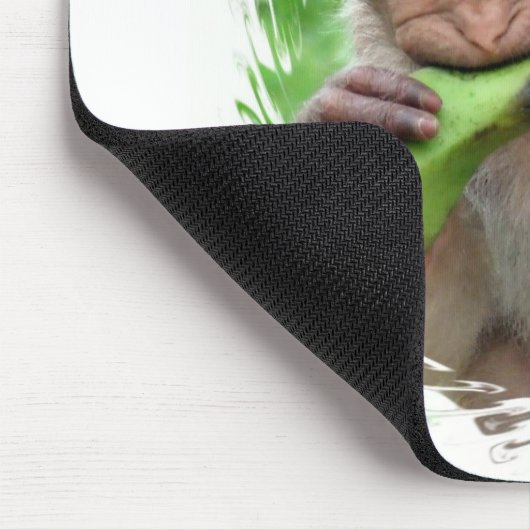 Lustige Affe-Bild-Mausunterlage Mousepad (Ecke)