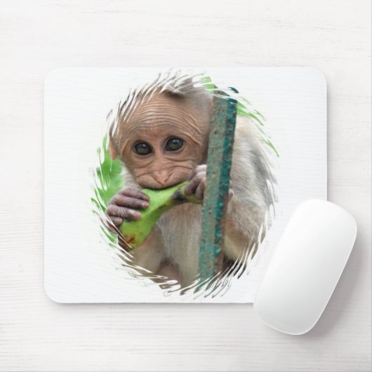 Lustige Affe-Bild-Mausunterlage Mousepad (Mit Mouse)