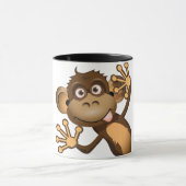 Lustige Affe-Tasse Tasse (Zentrum)